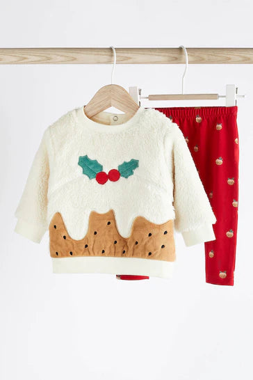 Baby christmas clearance pudding outfit