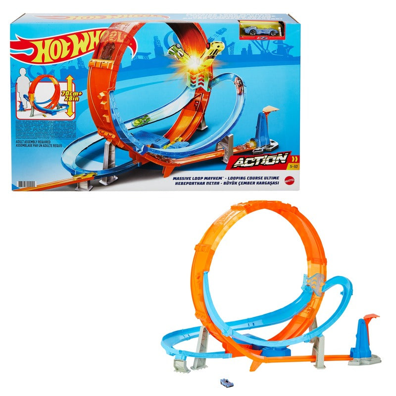 Hot wheels mega loop hot sale mayhem