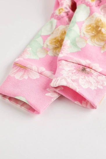 |Niña| Pack de 3 Pijamas Florales para Bebé - Floral (0 meses a 2 años)