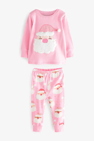 |Niña| Pijamas de Navidad (9 meses a 12 años)