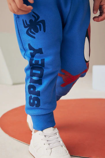 |Niño| Conjunto de sudadera y jogging azul cobalto de Spider-Man (de 9 meses a 8 años)