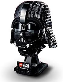 LEGO Conjunto de capacete Star Wars Darth Vader, kit de modelo de exibição de máscara para adultos construirem, ideia de presente para homens, mulheres, ele ou ela, modelo colecionável de decoração de casa 75304