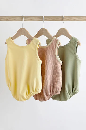 |Niña| Pack de 3 peleles Baby Bloomer Jersey - Minerals (0 meses a 3 años)