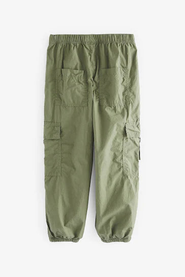 |Girl| Calça Cargo Parachute Forrada (3-16 anos)