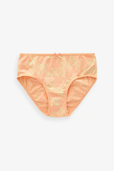 |Niña Grande| Pack de 10 Ropa Interior Rosa/Naranja (2 a 16 años)