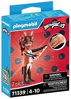 Playmobil 71339 Miraculous: Rena Rouge, Tales of Ladybug e Cat Noir, item de colecionador, brinquedo para presente e encenação divertida e imaginativa, conjuntos de jogos para crianças a partir de 4 anos