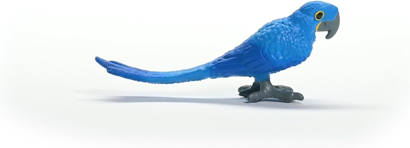 Schleich 14859 WILD LIFE Estatueta de Arara-azul-grande para maiores de 3 anos, preta