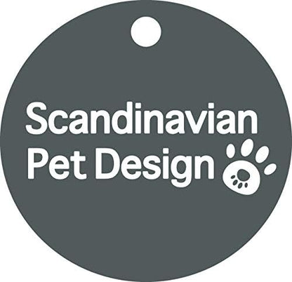 BabyDan Portão extensível para cães extra alto Scandinavian Pet Design, 62,5-106,8 cm/24,6-42 polegadas de largura, 103 cm/40,5 polegadas de altura, Portão extensível para escadas/portão para animais de estimação/portão de segurança, metal, branco,