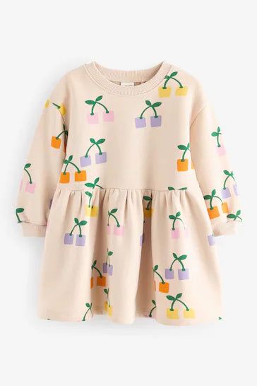 |Niña| Vestido sudadera de manga larga - Multicolor (3 meses a 7 años)