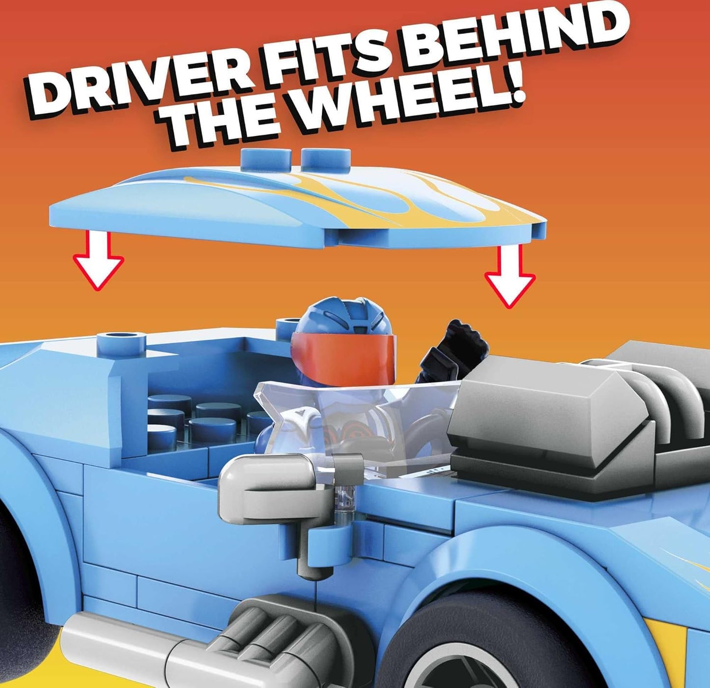 Pacote de camião de dupladução Mega Construx Hot Wheels