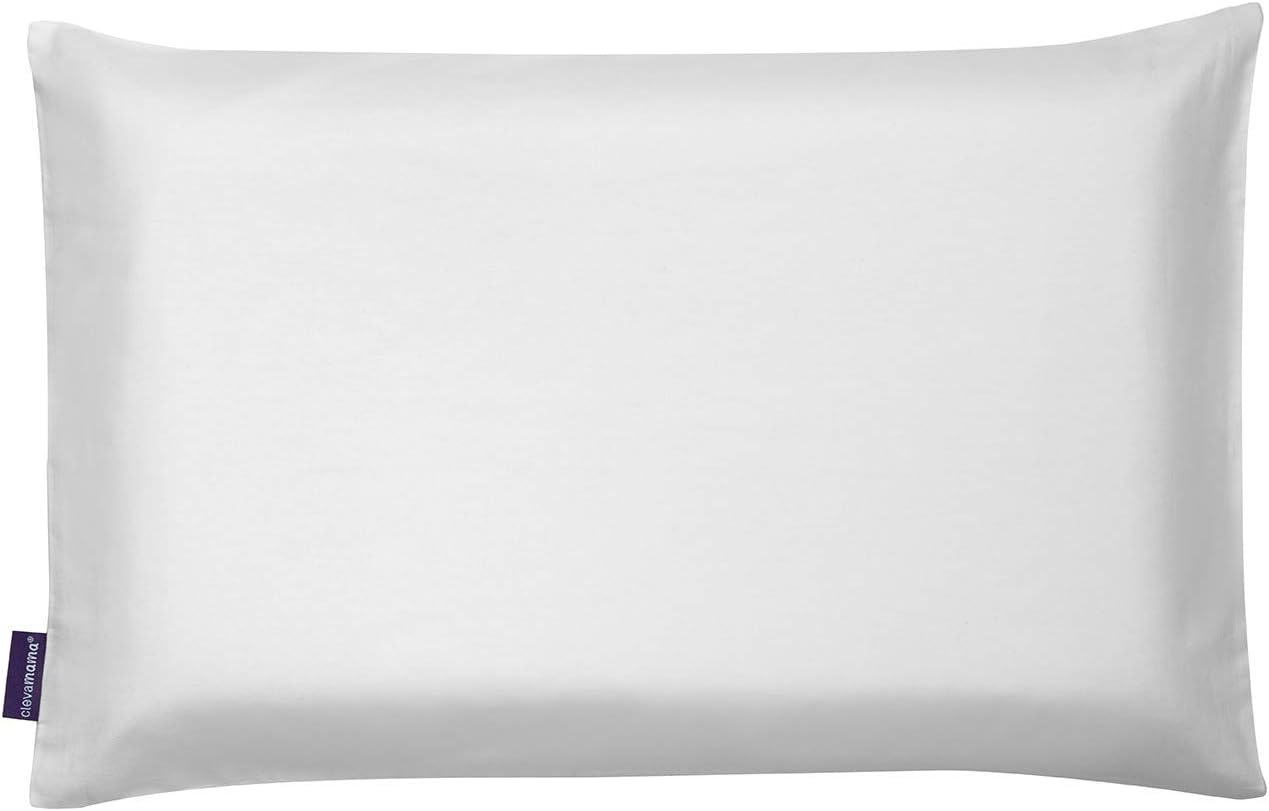 Clevamama Funda De Almohada Para Bebé, 100% Algodón, Wahite, 590 g, 3310