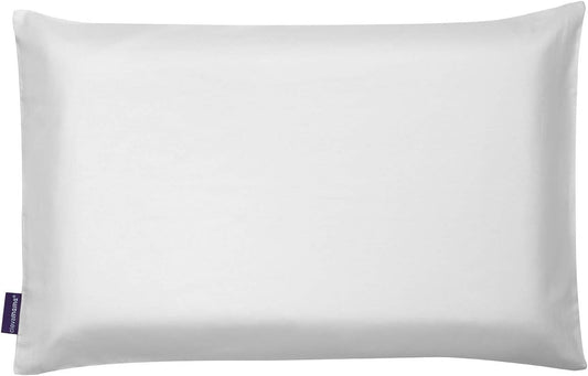 ClevaMama Funda de almohada infantil de recambio en suave jersey 100% algodón - blanco, 35x55cm