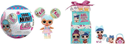 L.O.L. Surprise!  Sooo Mini Dolls - VARIEDADE ALEATÓRIA - Inclui boneca colecionável de edição limitada, 8 surpresas, mini bolas LOL Surprise - ótimo presente para crianças de 4 anos ou mais