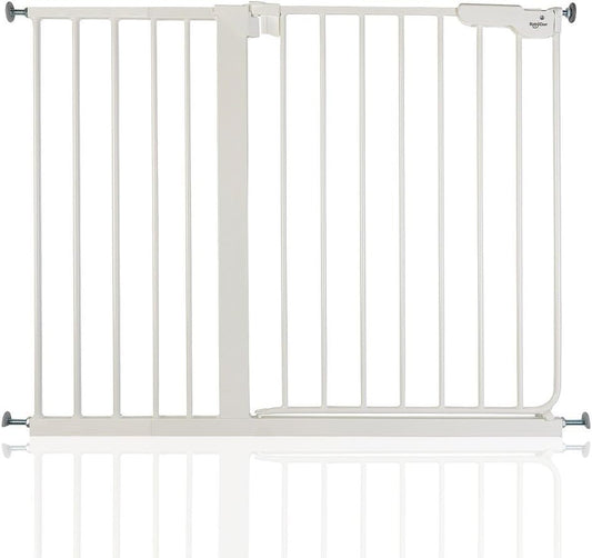 Barrera de seguridad para bebés BabyDan Danamic True Pressure, blanca, todos los anchos (92,5 cm-100 cm)