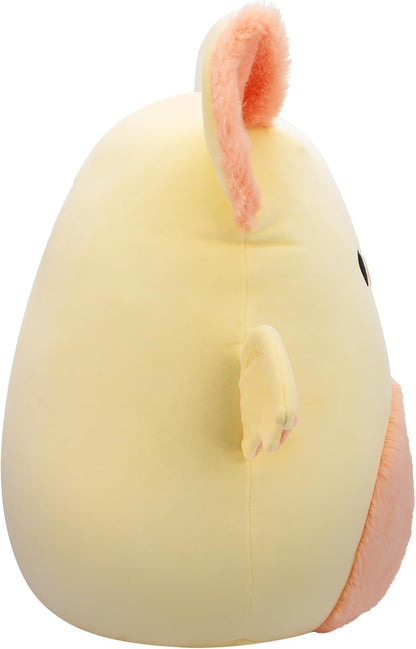 Squishmallows SQCR05482 16 Polegadas-Meghan O Morcego Creme e Rosa com Barriga Fuzzy, Multicor