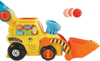 VTech POP e Drop Digger, escavadeira educacional para crianças pequenas, presente de brinquedo para meninos e meninas de 12 meses a 2 e 3 anos