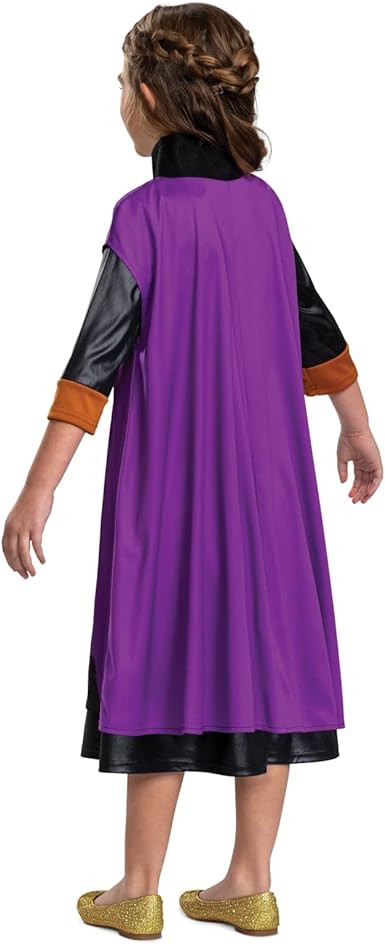 DISGUISE  Vestido clássico oficial da Disney Anna Frozen Travelling, Frozen Anna Costume Kids Dress up para meninas, aniversário, Natal, Halloween, fantasia para crianças