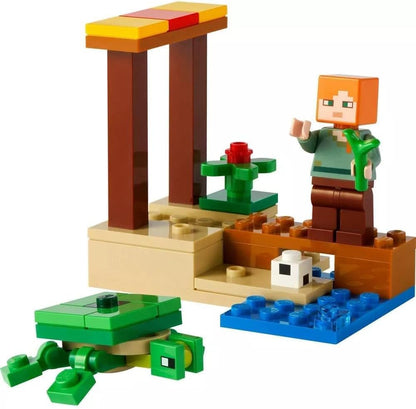 LEGO Conjunto de saco plástico Minecraft The Turtle Beach 30432 (ensacado)