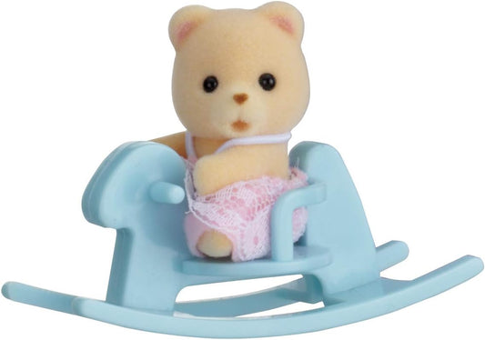 Sylvanian Families Bolsa para carregar bebê (urso no cavalo de balanço)