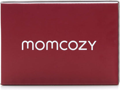 Momcozy Bomba tira-leite vestível S9 Pro atualizada, viva-voz, bateria de maior duração e tela LED, bomba tira-leite elétrica portátil com 2 modos e 9 níveis - 24 mm (cinza, 2 unidades)