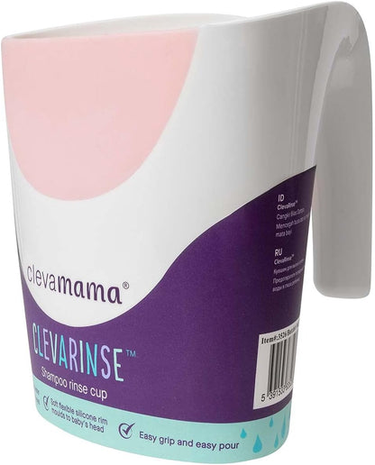 ClevaMama ClevaRinse Baby Bath Shampoo Copo de Enxágue - 500 ml, Azul