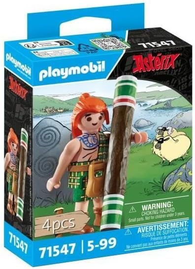 Playmobil 71547 Asterix: MacAroon, bonecos de coleção, colecionadores e leques de Asterix, dramatização divertida e imaginativa, conjuntos de jogos adequados para crianças a partir de 5 anos