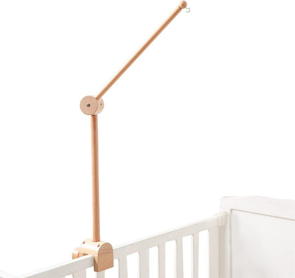 Soporte colgante móvil para cuna de bebé, accesorio de cuna colgante móvil de madera para decoración de guardería, soporte para campana de cama