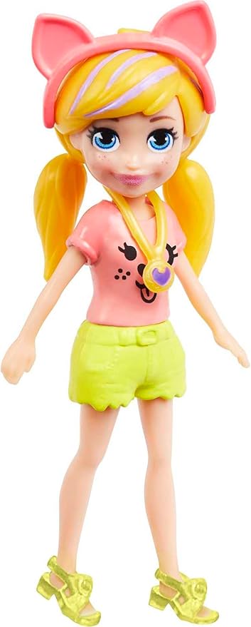 Polly Pocket - Cão guarda-roupa estilo carrossel giratório