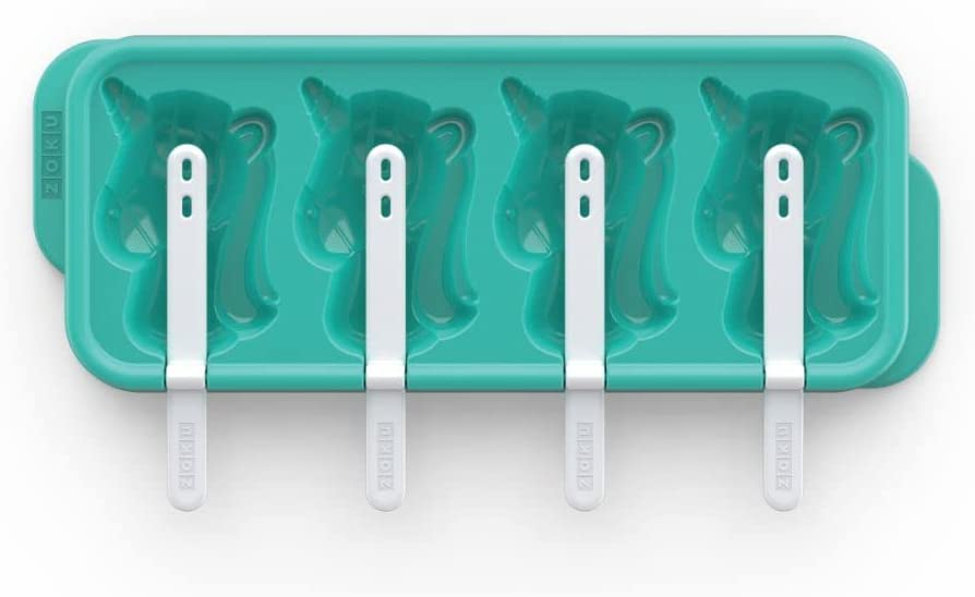 Zoku Ice Pop molde azul unicórnio - conjunto de 4, ZK159