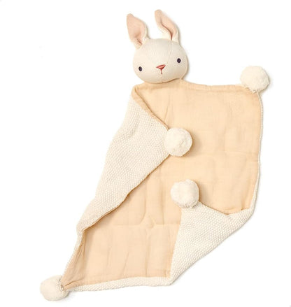 ThreadBear Design Conjunto de presente Baby Threads Bunny Cream - Presente para bebê