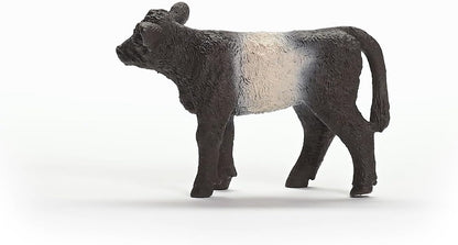 Schleich 13969 FARM WORLD Galloway Calf Figurine para idades 3+, Preto