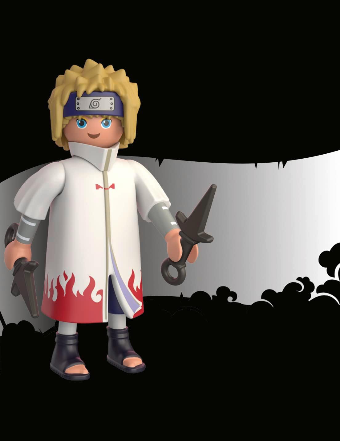 Playmobil 71109 Naruto: Juego de figuras de Minato, figura de coleccionista de anime Naruto Shippuden, juego adecuado para niños y fanáticos a partir de 5 años