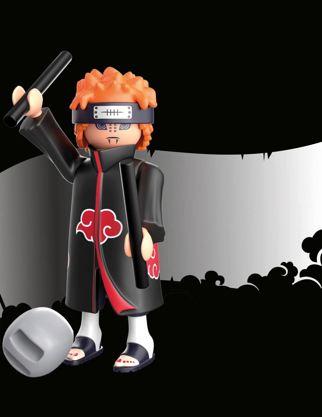 Playmobil 71108 Naruto: Pain Figure Set, Figura de coleccionista de anime Naruto Shippuden, set de juego adecuado para niños y fanáticos a partir de 5 años