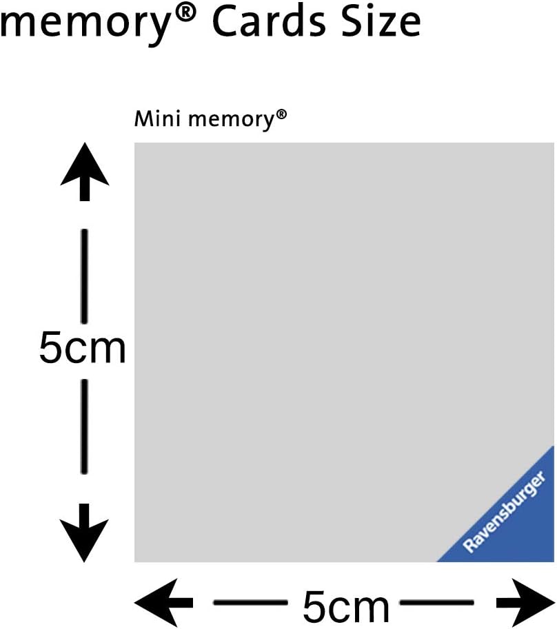 Ravensburger Jogo de memória Bluey Mini Matching Picture Snap Pairs para crianças de 3 anos ou mais