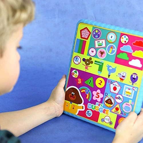 Hey Duggee Toys HD21 Hey Duggee Smart Tablet Toy para crianças - ajuda no desenvolvimento infantil, aprendizagem, resolução de problemas, fonética, sequências, cores, formas e reconhecimento de números, 3+ anos, cáqui