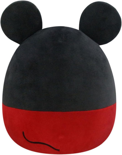 Squishmallows Pelúcia Disney Mickey Mouse - Adicione Mickey Mouse ao seu esquadrão, pelúcia grande de animal de pelúcia ultramacio, pelúcia de brinquedo Kelly oficial, 14 polegadas