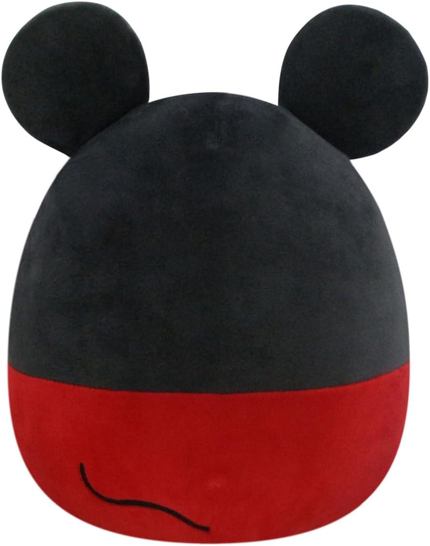 Squishmallows Disney Mickey Mouse Plush - Adicione Mickey Mouse ao seu esquadrão, pelúcia ultramacia de pelúcia grande, pelúcia de brinquedo Kelly oficial, 14 polegadas