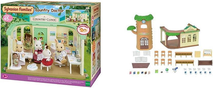 Sylvanian Families Country Doctor e Country Tree School, multicolorido