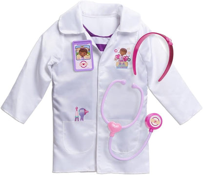 Doc McStuffins JPL90125 Conjunto de fantasias de médico de hospital de brinquedo, roxo