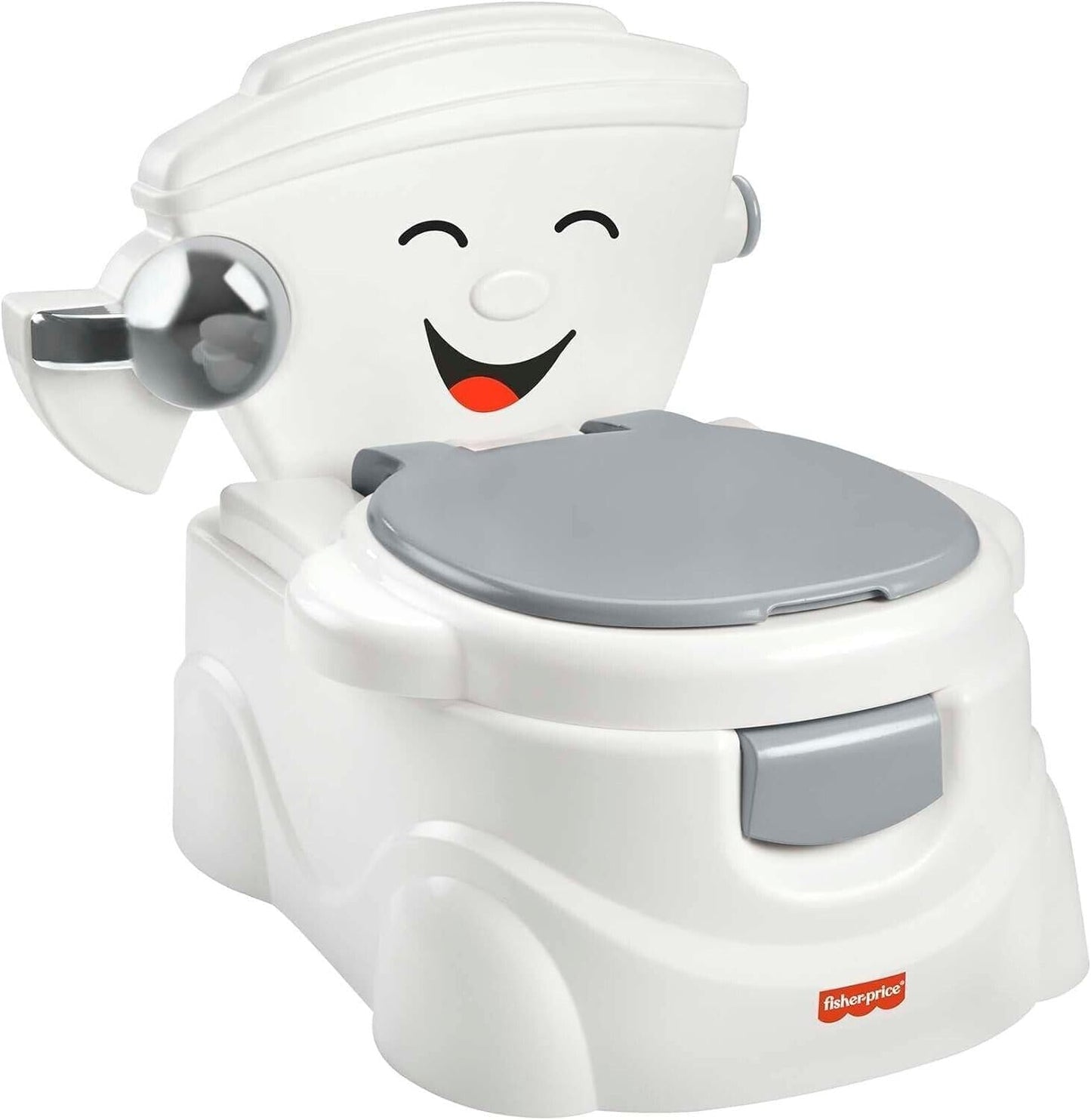 Assento de treinamento Fisher-Price Potty com frases gratificantes, músicas e sons, vaso sanitário infantil, assento removível, Cheer for Me Potty,