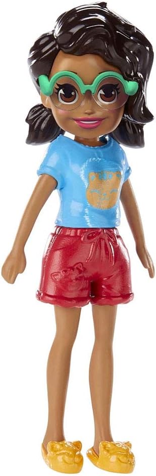 Polly Pocket Boneca Mattel com roupas da moda edição 2018 mede aproximadamente altura 3,5" (1 boneca)