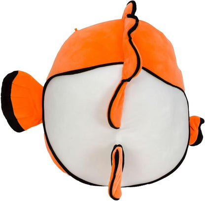 Squishmallows Disney e Pixar Nemo Plush de 14 polegadas - Adicione Nemo ao seu esquadrão, pelúcia ultramacia de pelúcia grande, pelúcia oficial Kelly Toy