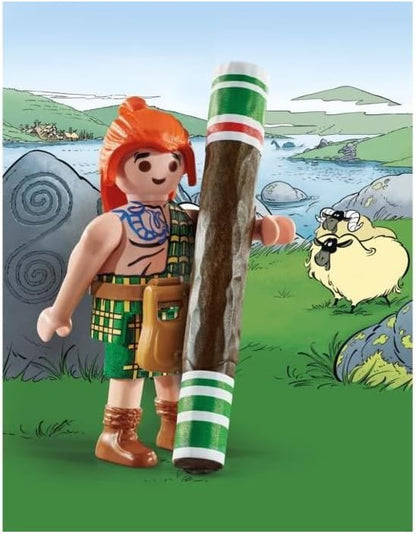 Playmobil 71547 Asterix: MacAroon, bonecos de coleção, colecionadores e leques de Asterix, dramatização divertida e imaginativa, conjuntos de jogos adequados para crianças a partir de 5 anos