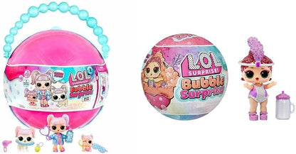 LOL Surprise Bubble Surprise Deluxe - Bonecas colecionáveis, animal de estimação, irmãzinha, surpresas, acessórios, Bubble Surprise Unboxing, reação de espuma com mudança de cor em água morna - ótimo presente para meninas a partir de 4 anos