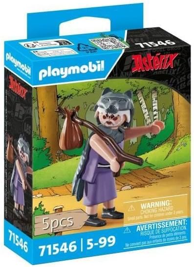 Playmobil 71546 Asterix: Prolix, bonecos de coleção, colecionadores e leques de Asterix, dramatização divertida e imaginativa, conjuntos de jogos adequados para crianças a partir de 5 anos