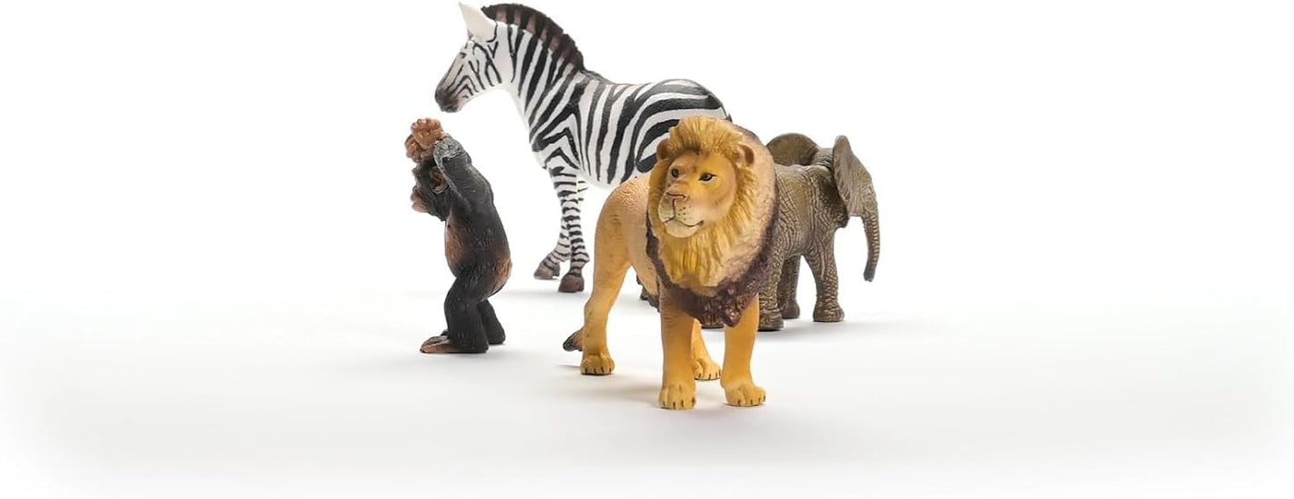 Schleich 42736 Conjunto inicial "África" da Vida Selvagem, a partir de 3 anos WILD LIFE - Estatueta, 8 x 25 x 19 cm