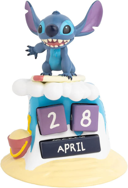 Grupo Erik Calendário perpétuo Disney Stitch | Calendário Flip | Calendário Stitch | Calendários perpétuos | Calendário de mesa Stitch | Presentes Stitch | Figura Stitch | Calendário legal, 11,7 x 11,7 x 15,5