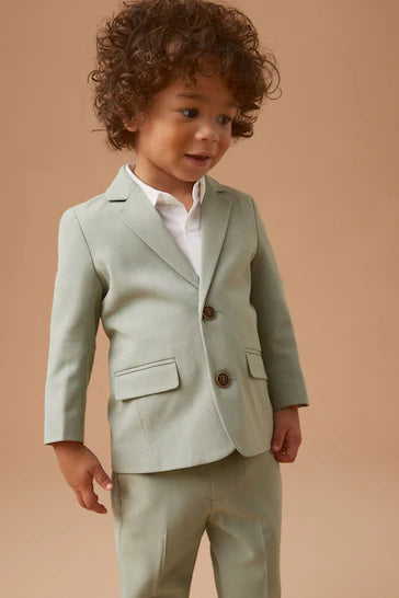 |Boy| Blazer Verde Sálvia (3 meses a 9 anos)