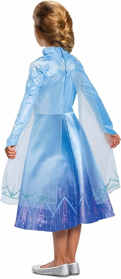 DISGUISE  Disney Official Deluxe Frozen Elsa Dress Up para meninas, fantasia de Frozen para crianças, fantasias de princesa para meninas, fantasias do Dia Mundial do Livro para meninas