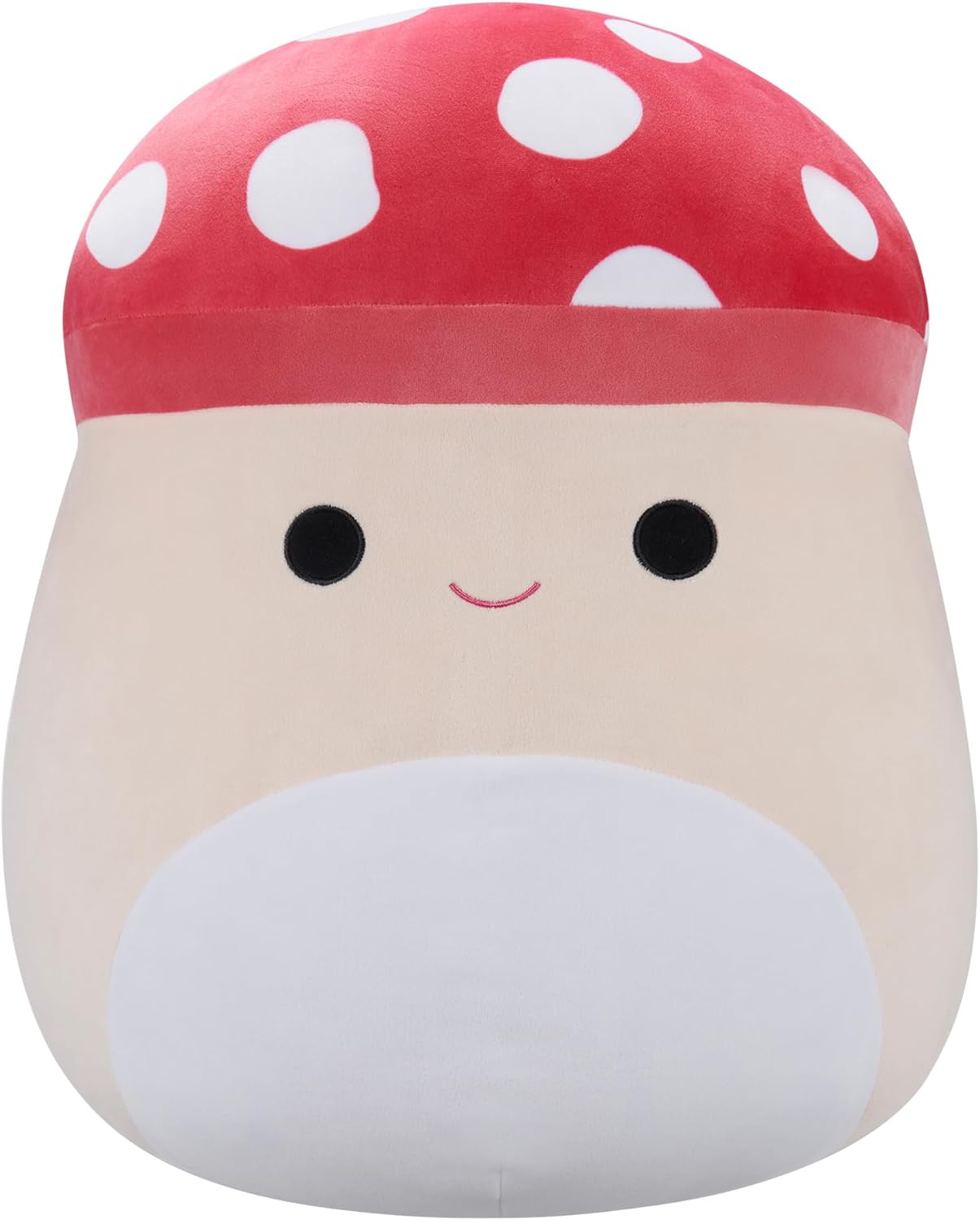 Squishmallows SQCR05496 20 polegadas-Malcolm, o cogumelo manchado vermelho, multicolorido